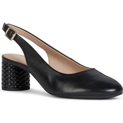Geox Ortensia Slingback Pump, Black