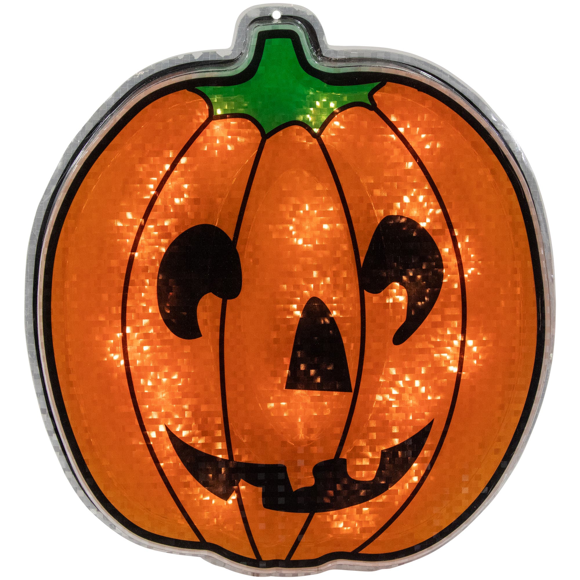 NORTHLIGHT NORTHLIGHT LIGHTED JACK O' LANTERN HALLOWEEN WINDOW DECORATION