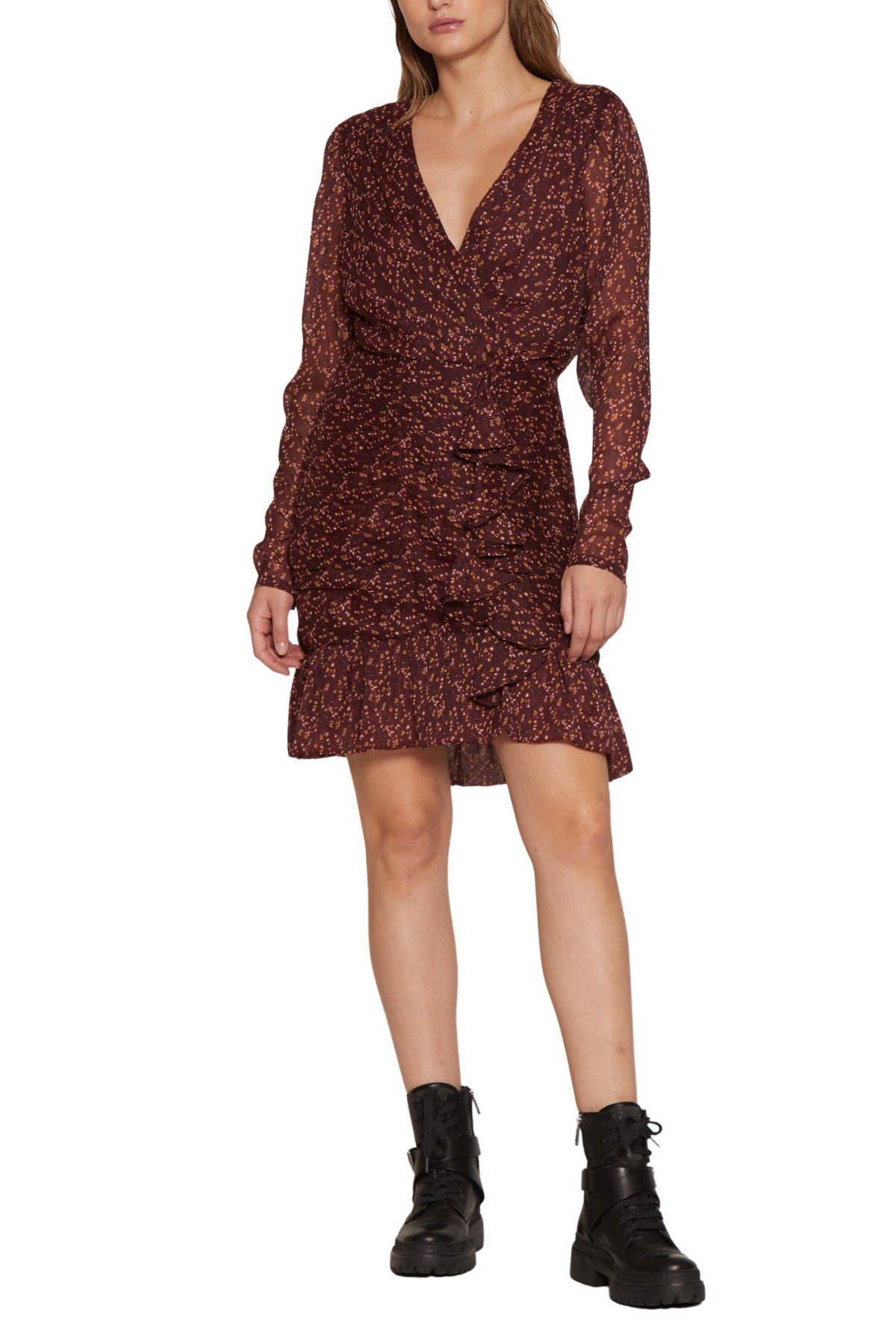 faux wrap dress nordstrom