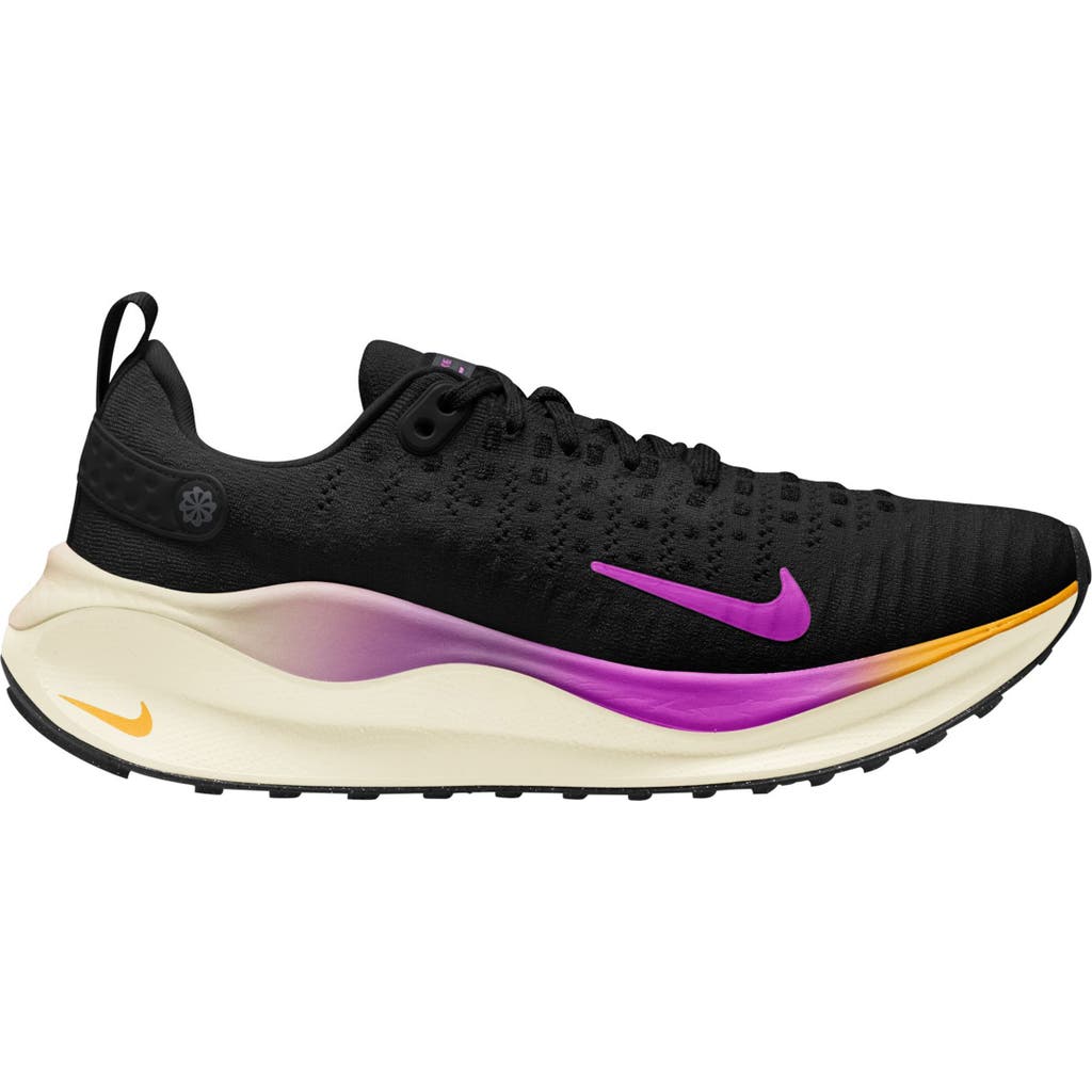 Nike Infinityrn 4 Running Shoe In Black/hyper Violet-anthracite