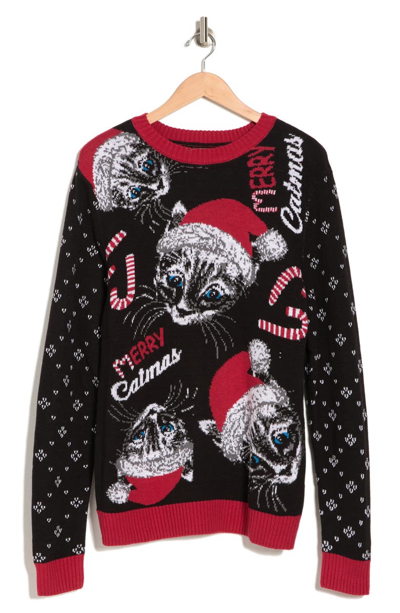 nordstromrack.com | Merry Catmas Ugly Christmas Sweater