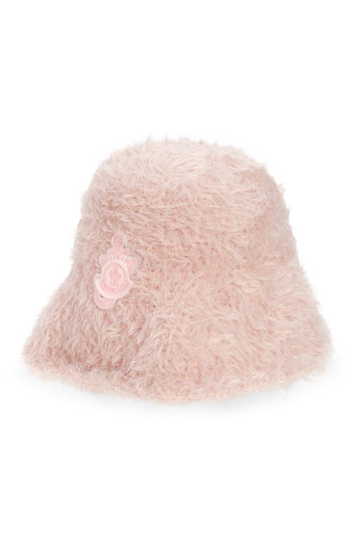 Moncler Genius x JW Anderson Faux Fur Bucket Hat in 510 Pink