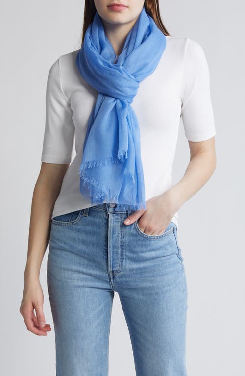 Nordstrom Modal & Silk Scarf in Blue Lake at Nordstrom