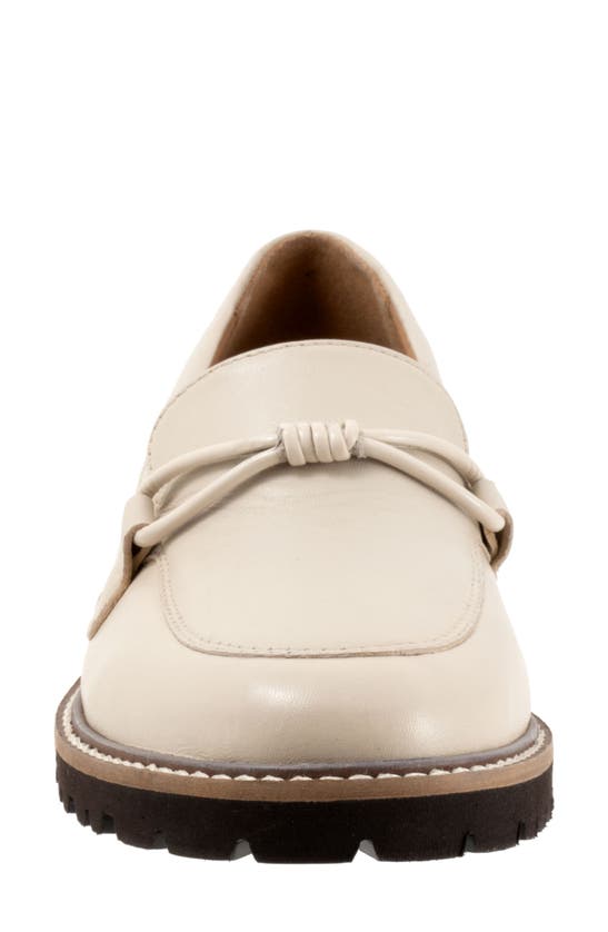 Shop Trotters Fiora Loafer In Ivory