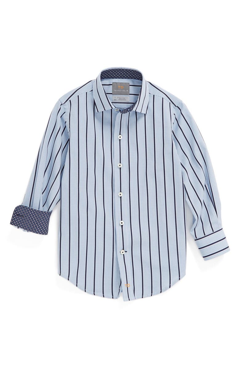 Thomas Dean Stripe Dress Shirt (Big Boys) | Nordstrom