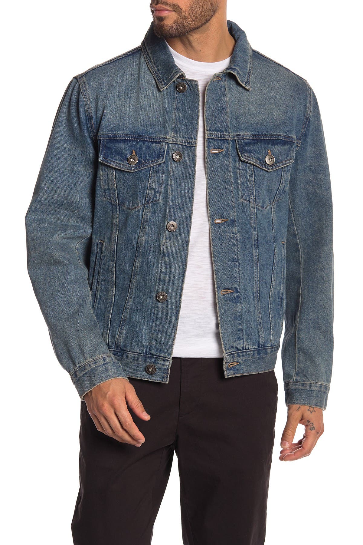 lucky brand blue jean jacket