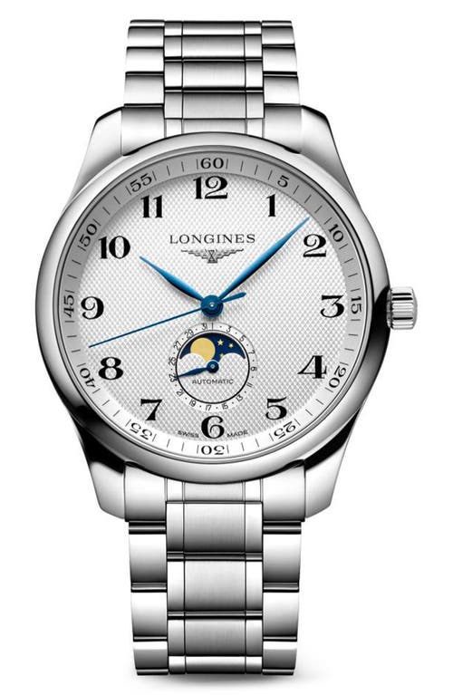 Longines Master Collection Automatic Bracelet Watch, 42mm in Silver 