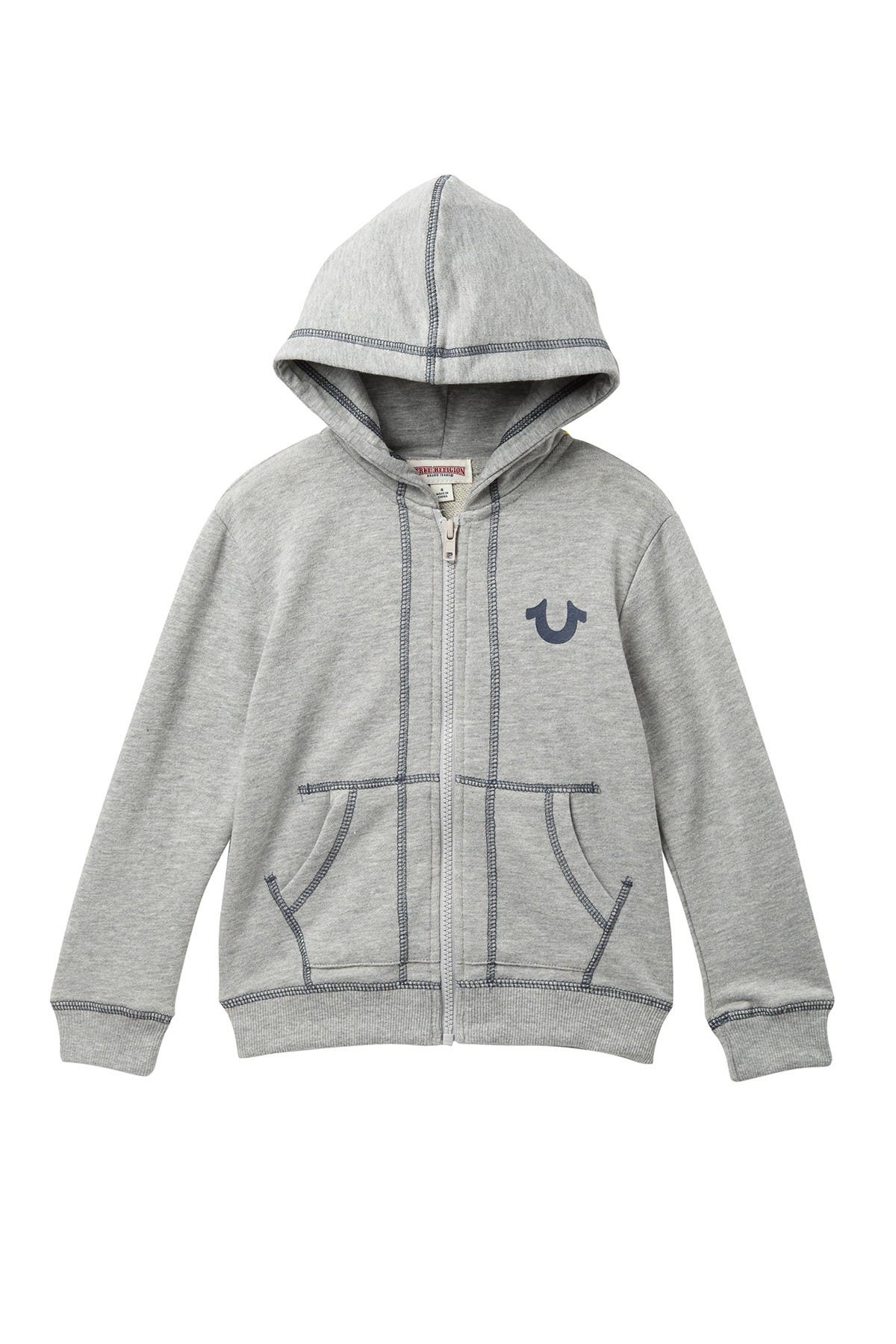 true religion full zip hoodie