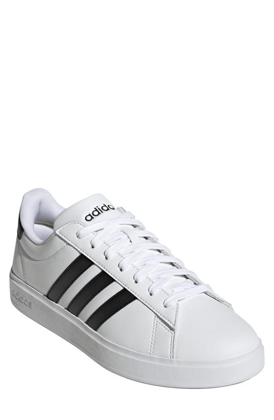 Adidas Originals Grand Court 2.0 Sneaker In Ftwr White/ Ink/ Ecru Tint