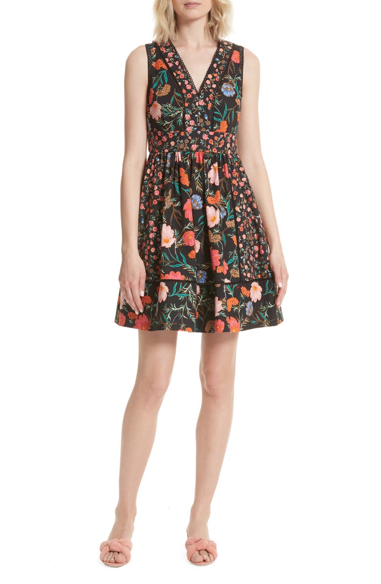 kate spade new york blossom sleeveless fit & flare dress | Nordstrom