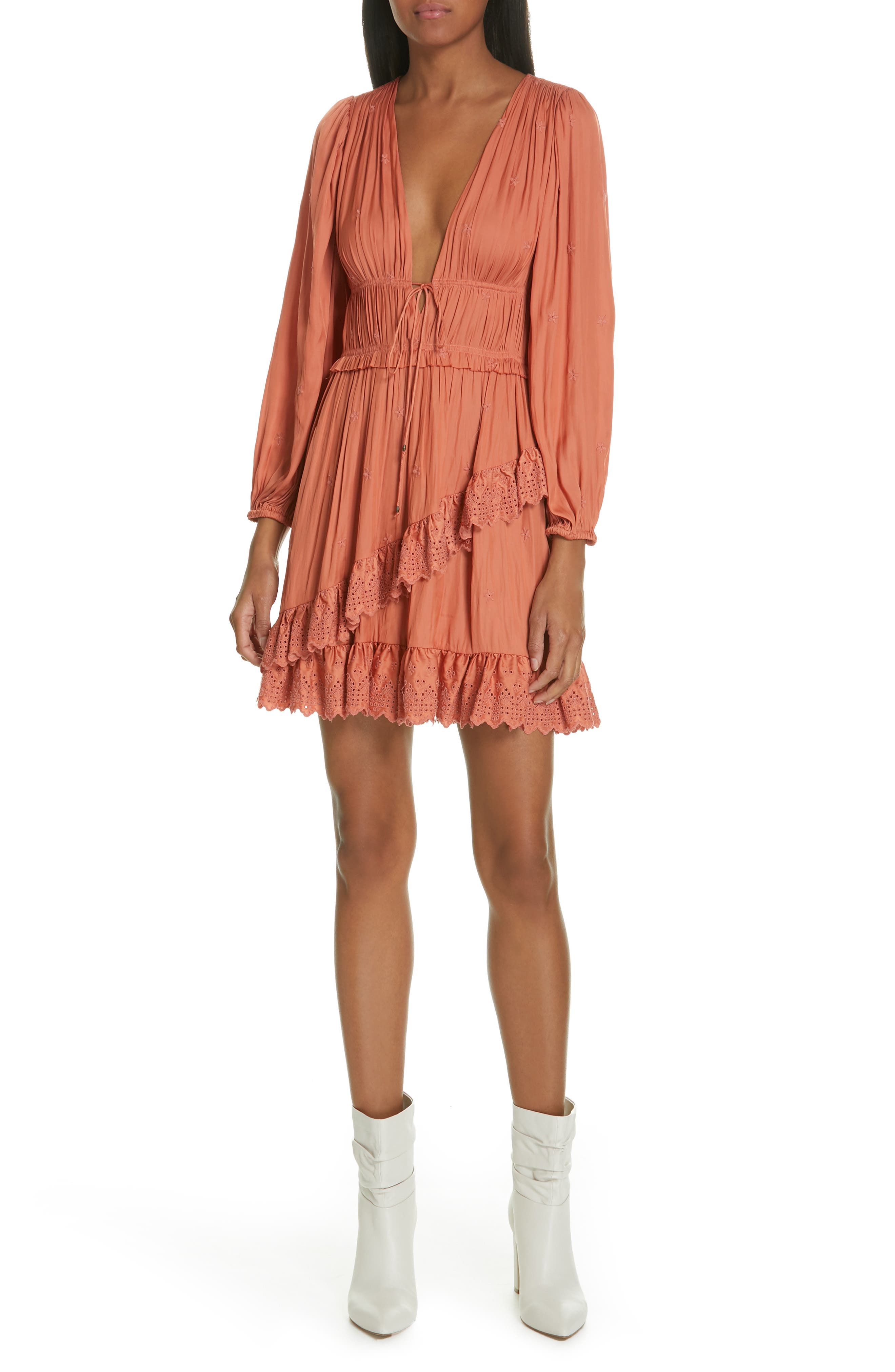 pink dress grey shoes