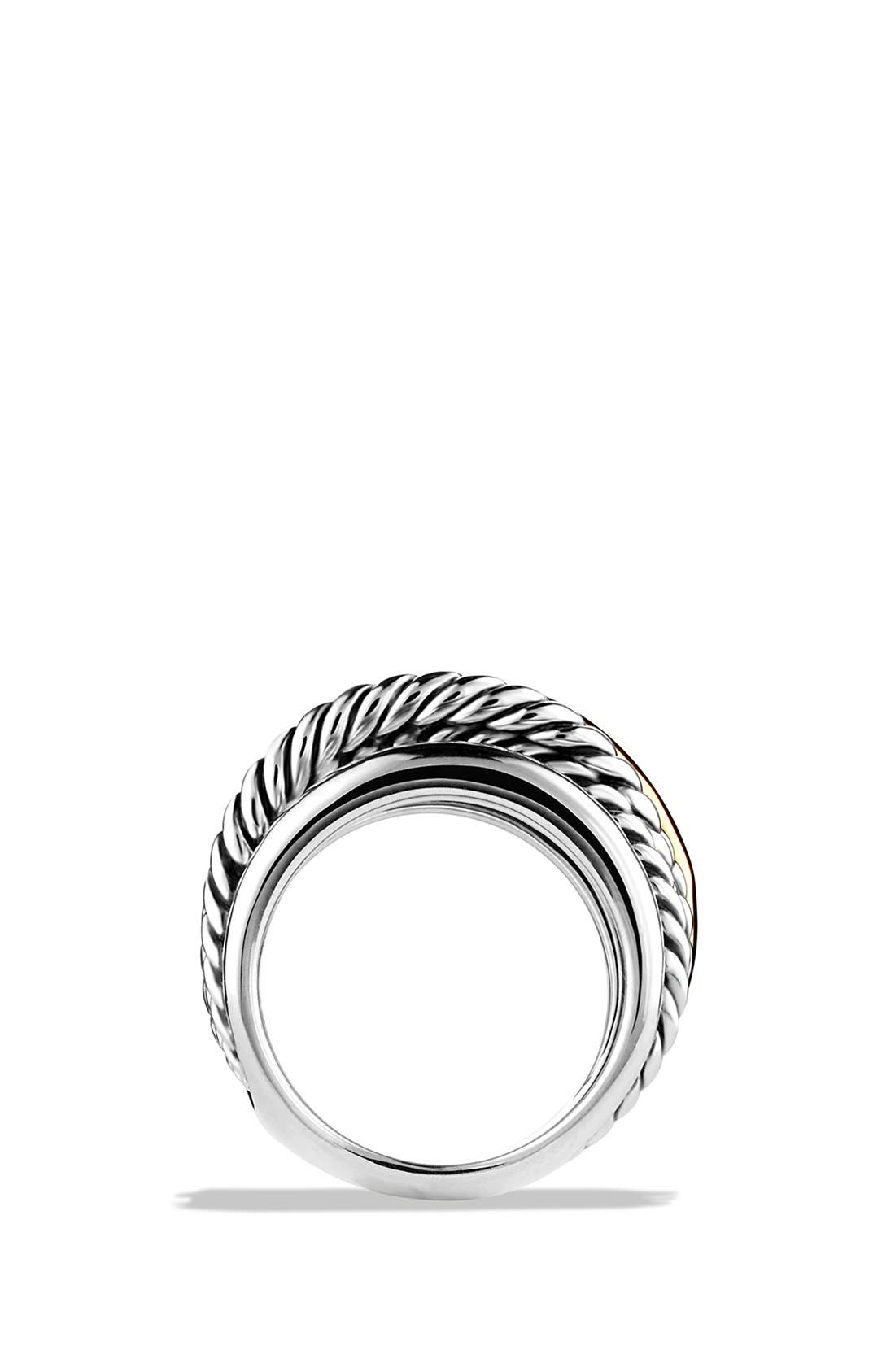 David Yurman 'Crossover' Narrow Ring with Gold Nordstrom