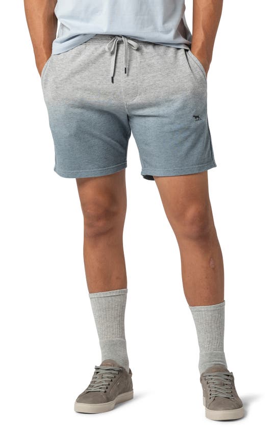 Rodd & Gunn Alto Dip Dye Piqué Cotton Shorts In Vapour