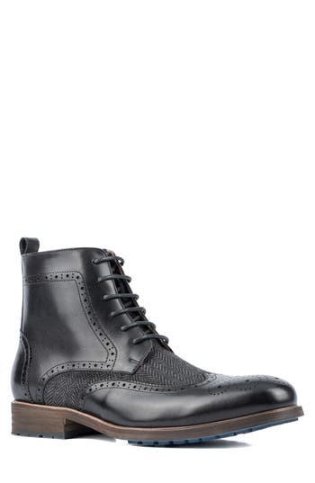 Vintage Foundry Flint Herringbone Boot In Black