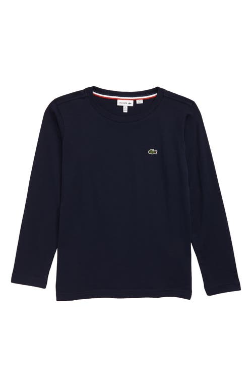 Lacoste Long Sleeve T-Shirt in Navy Blue