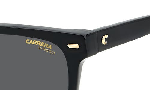 Carrera Eyewear 54mm Gradient Rectangular Sunglasses In Black/grey