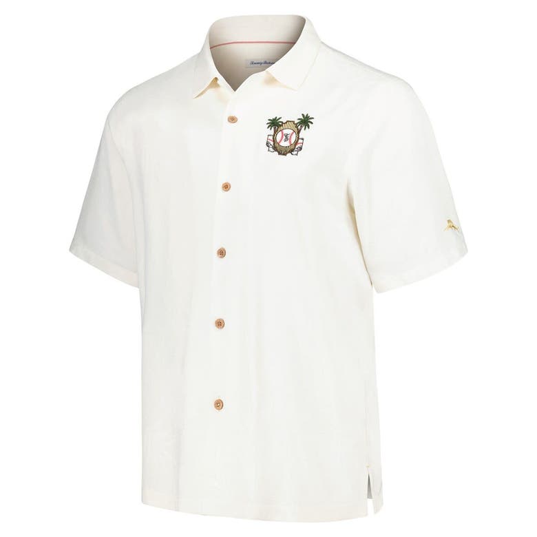 Shop Tommy Bahama White St. Louis Cardinals Pitcher's Paradiso Button-up Camp Shirt