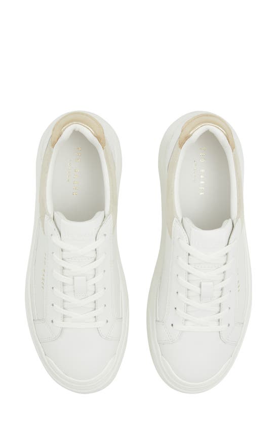 Shop Ted Baker Adison Platform Sneaker In White