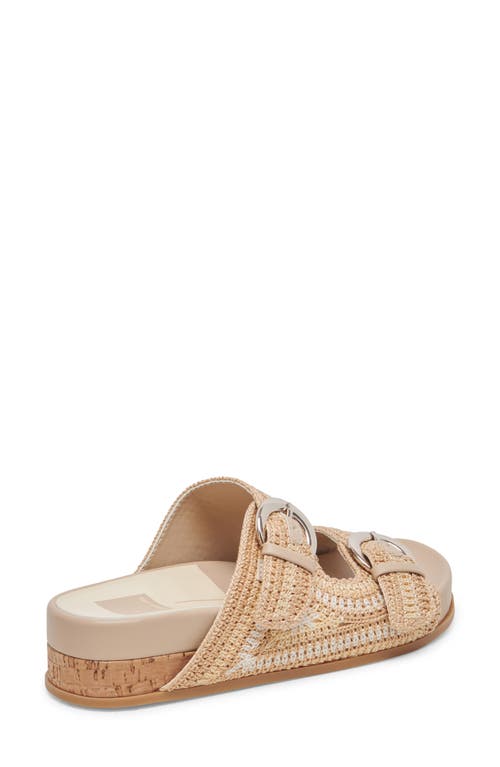 Shop Dolce Vita Ralli Wedge Sandal In Natural Multi Knit