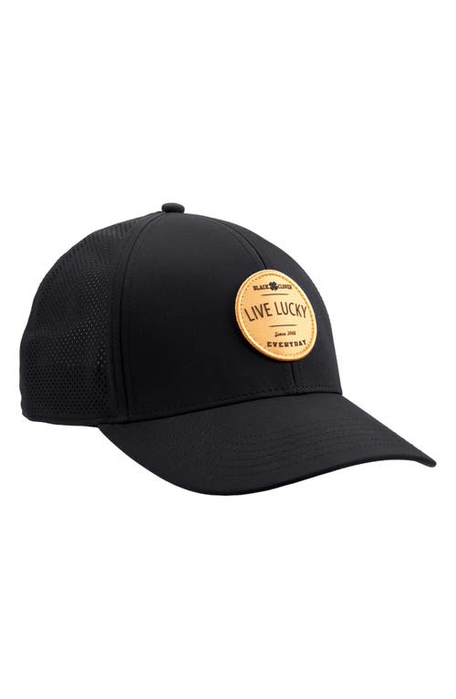 Shop Black Clover Dual Luck Snapback Trucker Hat In Bronze/black