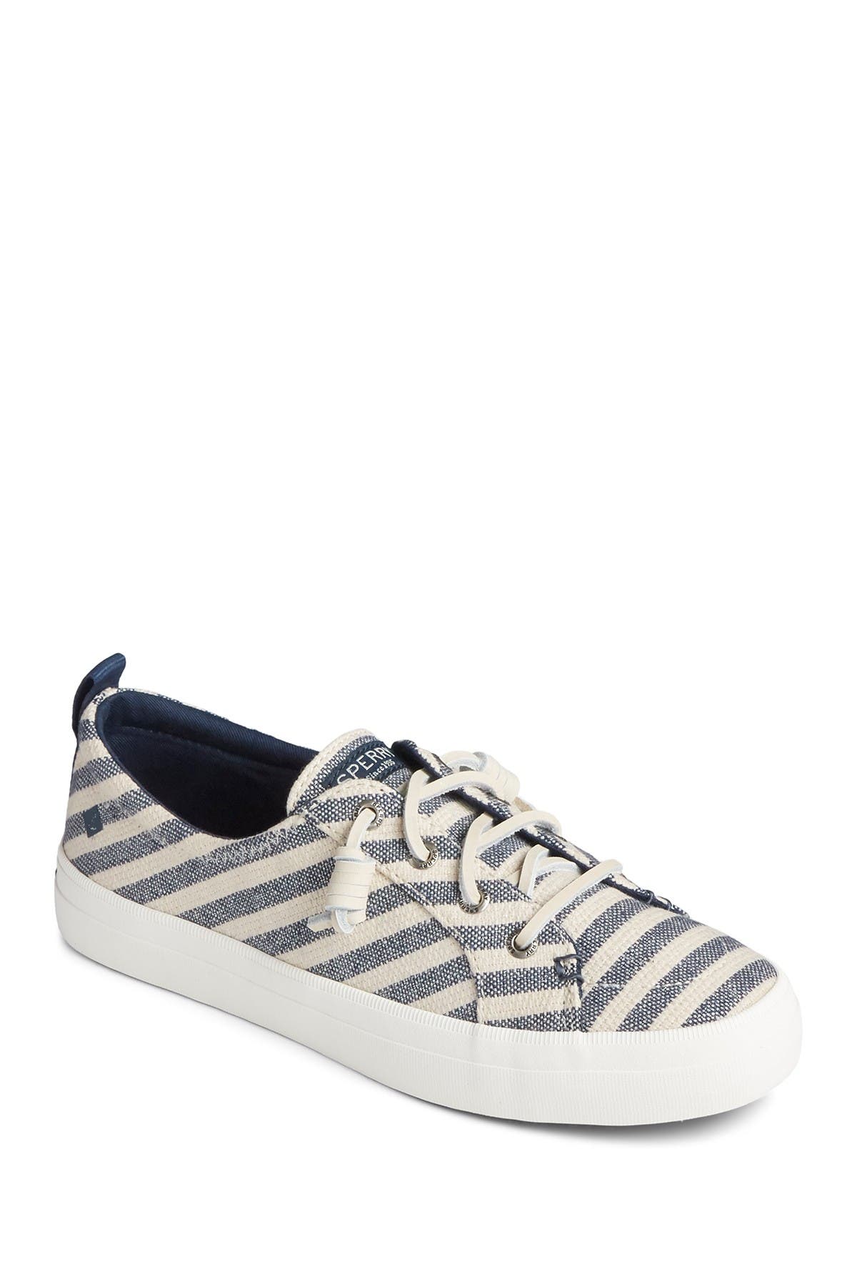 women's crest vibe beach stripe sneaker