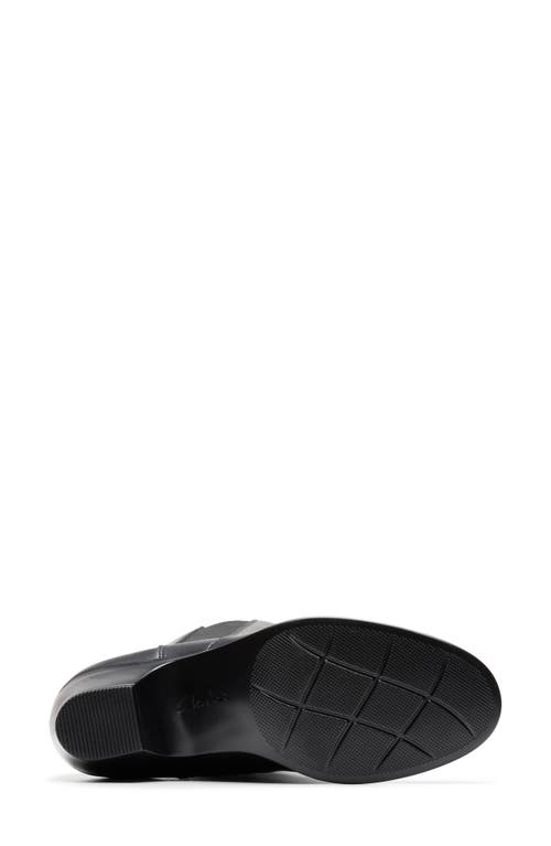 Clarks ® Emily2 Dream Knee High Boot In Black Leather