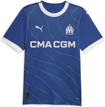 Men's Puma Blue Olympique Marseille 2023/24 Away Replica Jersey Size: Medium