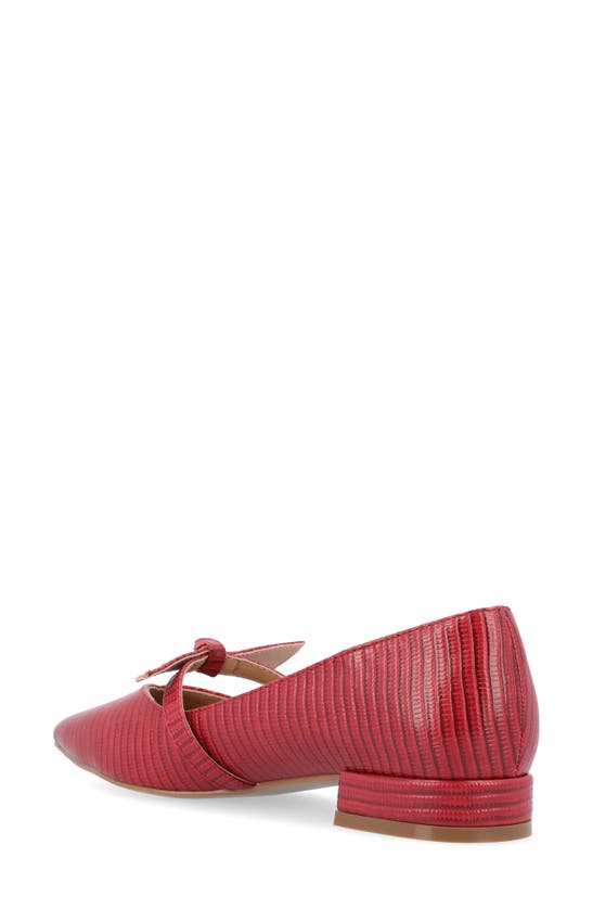 JOURNEE COLLECTION JOURNEE COLLECTION CAIT SNAKE EMBOSSED PUMP