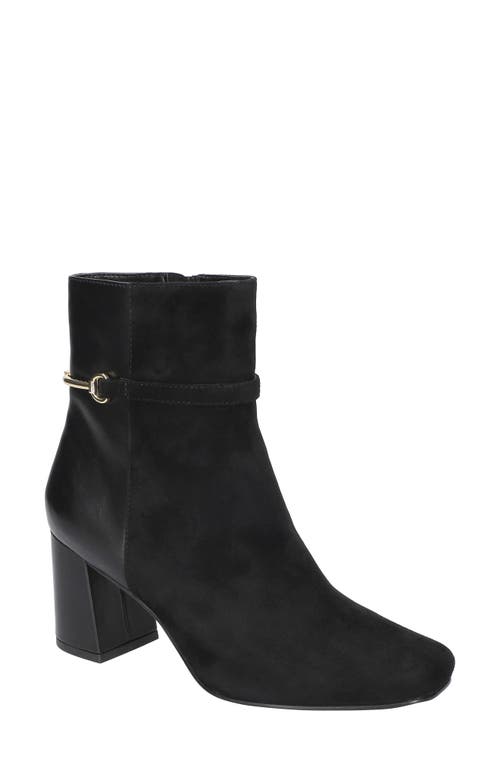 Shop Bella Vita Quincy Boot In Black Kidsuede Leather