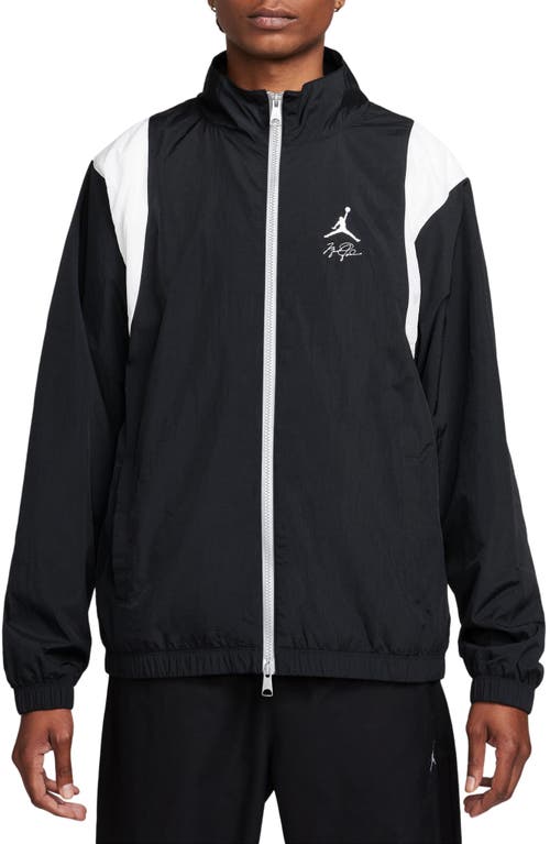 Nike Jordan Essentials Jacket Black/Black/White/White at Nordstrom,