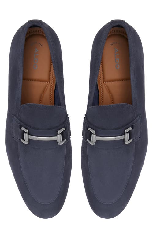 Shop Aldo Mullberry Apron Toe Bit Loafer In Navy