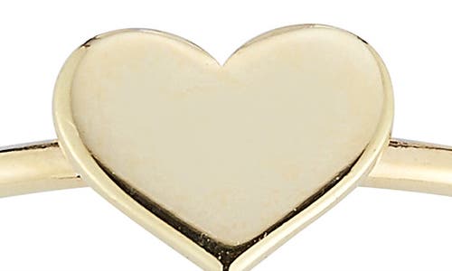 Ember Fine Jewelry 14k Gold Heart Ring In Gold
