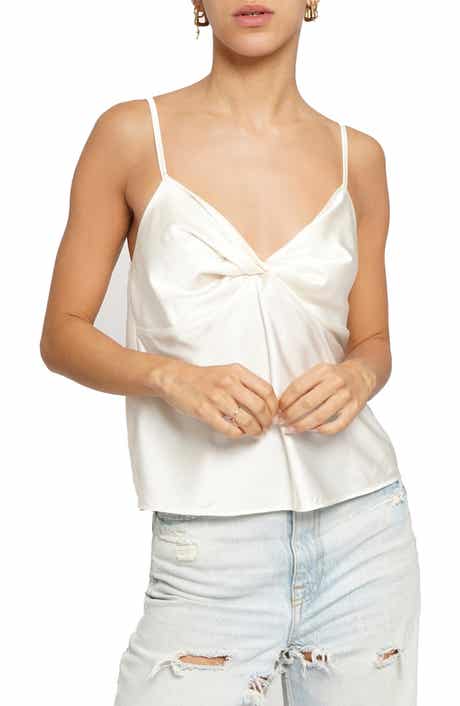 Evie Cowl Front Silk Feel Camisole Top