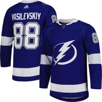 Men's Adidas Andrei Vasilevskiy Blue Tampa Bay Lightning Primegreen Authentic Pro Player Jersey