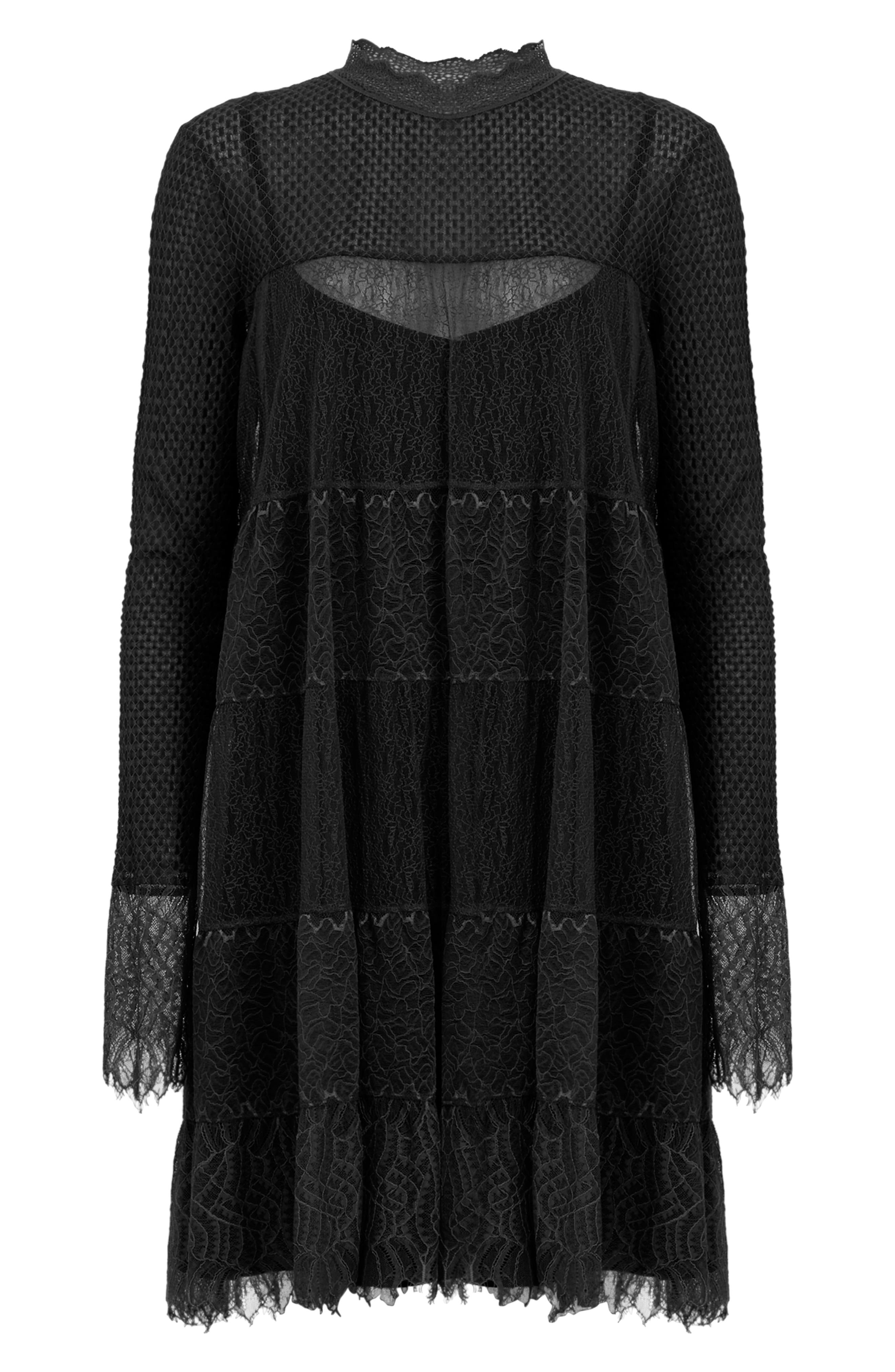 ALLSAINTS | Briella Lace Long Sleeve Dress | Nordstrom Rack