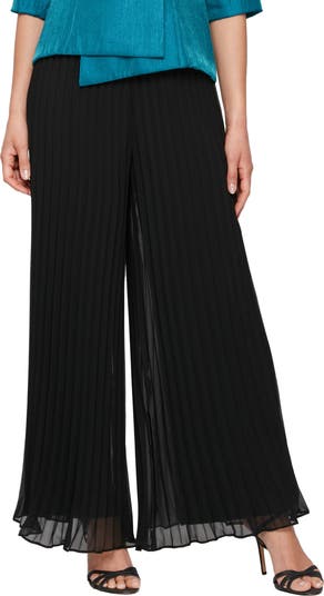 Alex evenings chiffon pants hotsell