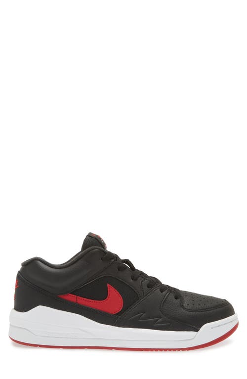 Shop Jordan Stadium 90 Sneaker In Black/gym Red/white