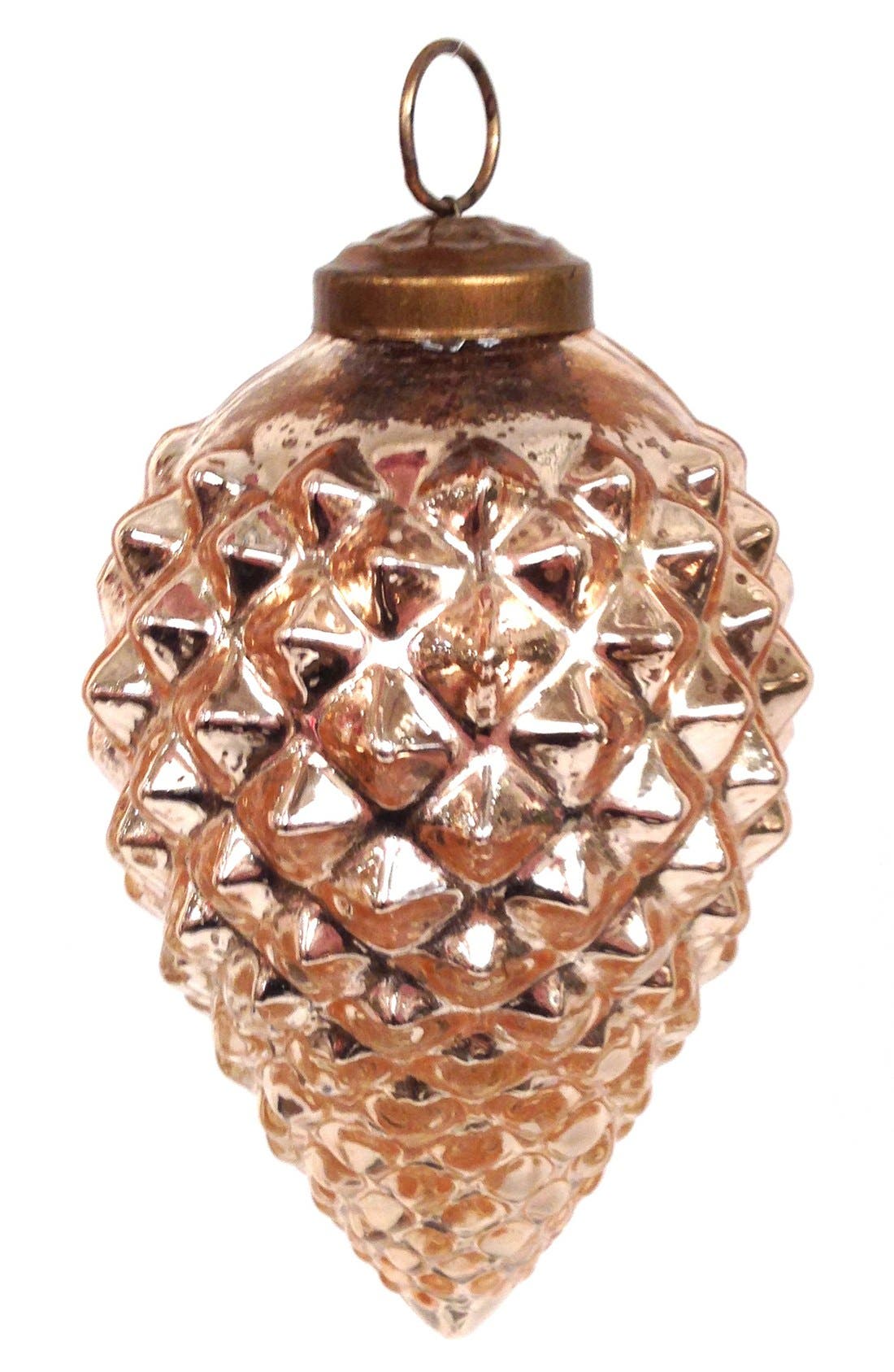 Arty Copper Glass Pinecone Ornaments (Set of 2) Nordstrom