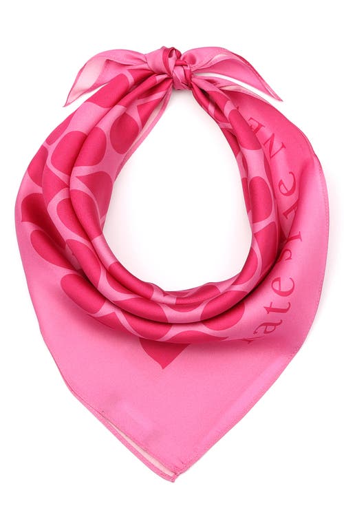 New buy Kate Spade New York Hearts All Over Cotton Scarf Handkerchief Bandana