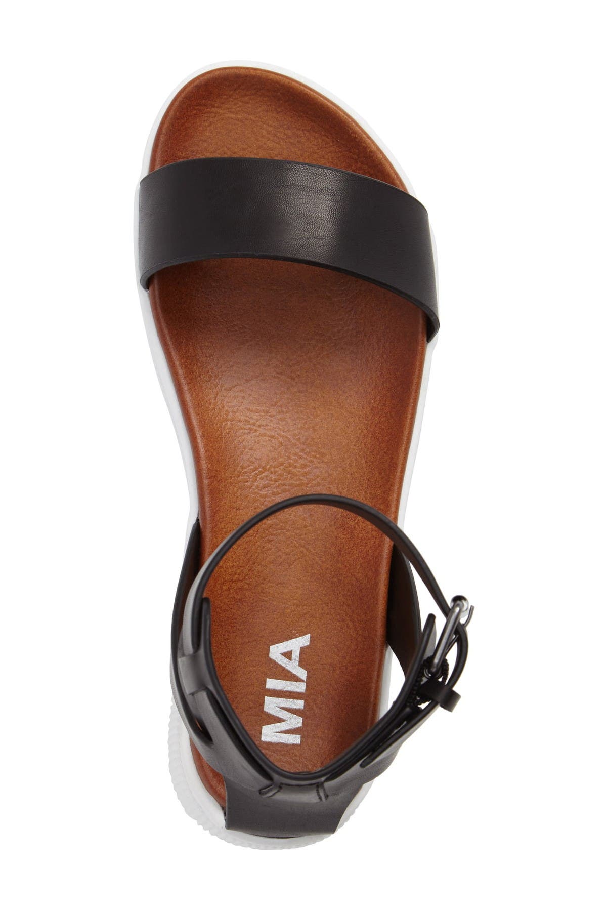 mia platform sandals black