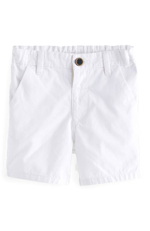 NEXT Kids' Cotton Chino Shorts in White at Nordstrom, Size 6-7Y