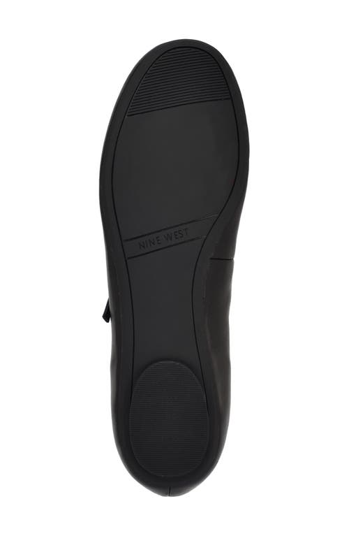 Shop Nine West Classik Mary Jane Flat In Black