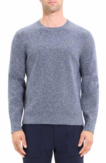 Theory Walton Marl Cotton Zip-Up Sweater | Nordstrom