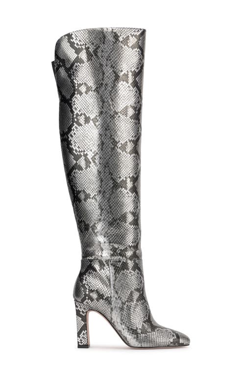 Shop Jessica Simpson Mistia Knee High Boot In Chrome