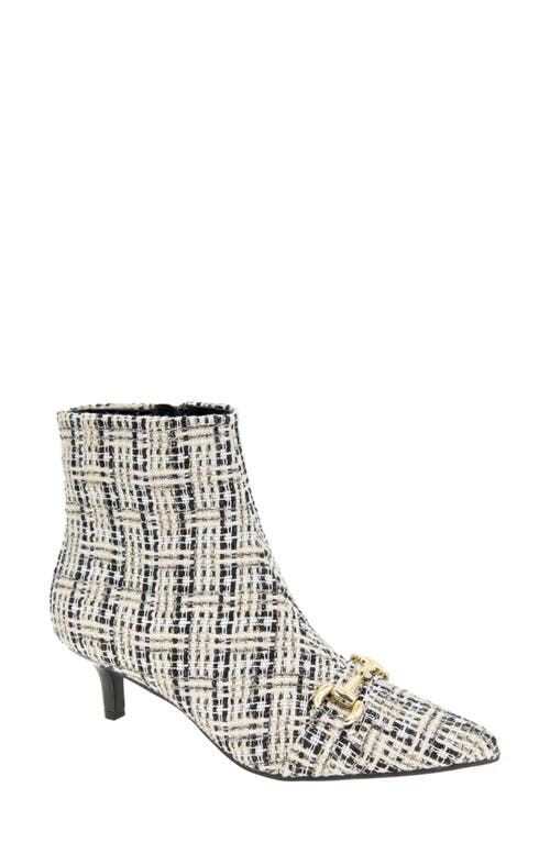 Shop Bcbg Darmena Kitten Heel Bootie In Ivory Multi