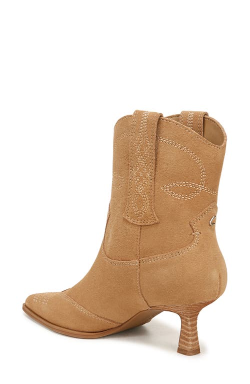 Circus Ny By Sam Edelman Women's Yolanda Kitten-heel Western Booties In Golden Caramel