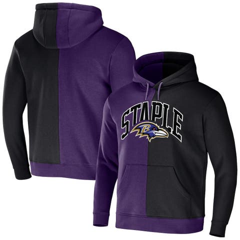 Baltimore Ravens Color Block Men's Nike NFL Pullover Hoodie.