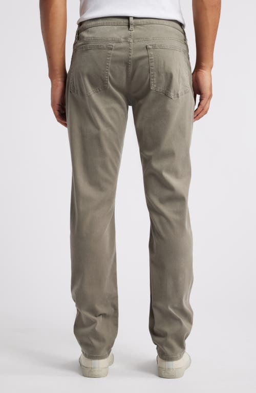Frame L'homme Slim Brushed Twill Pants In Dusty Grey In Dusty Grey