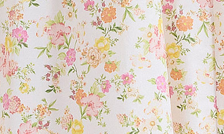 House Of Cb Rosalee Floral Stretch Cotton Petticoat Dress In Floral Print