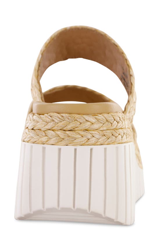 Shop Mia Zayla Platform Wedge Sandal In Natural